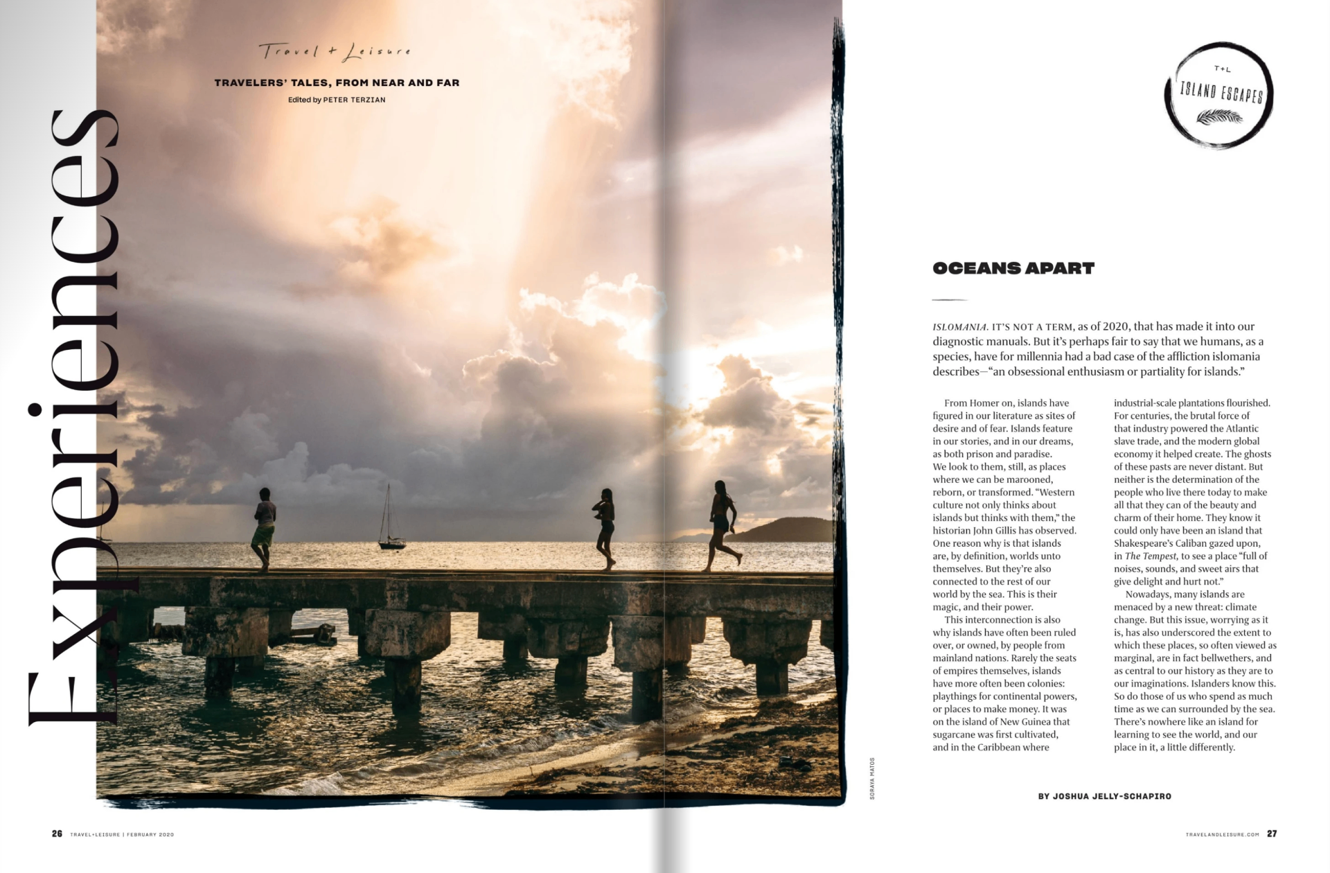 Travel + Leisure — Oceans Apart opening spread