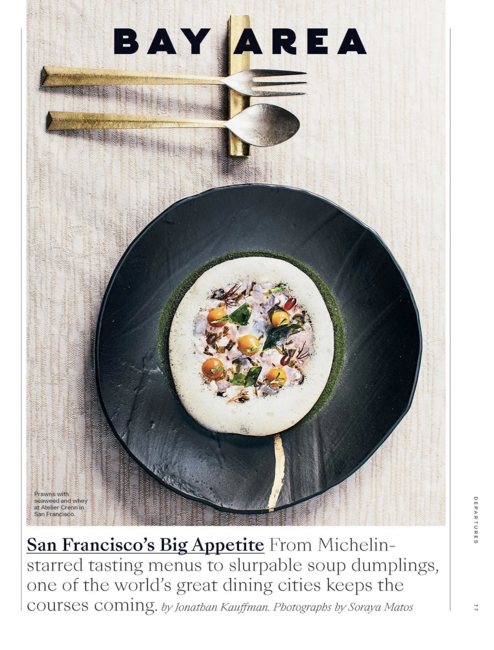 Departures — Bay Area: San Francisco's Big Appetite opener