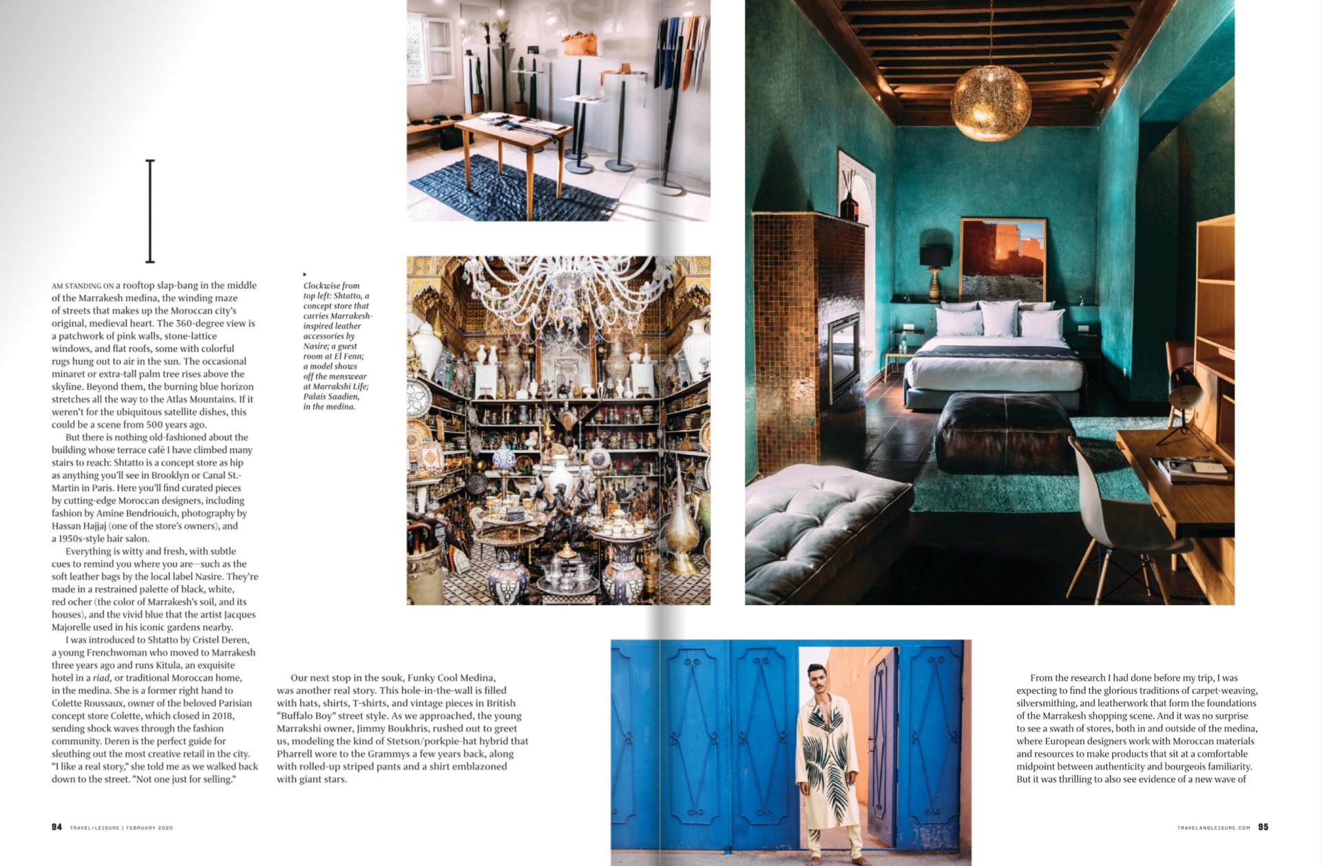 Travel + Leisure — Marrakesh concept stores and riads spread